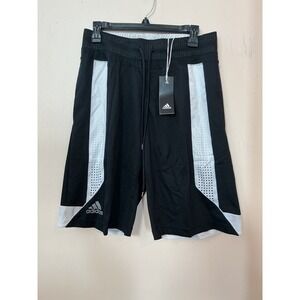 adidas Men's Black and White Athletic Shorts
